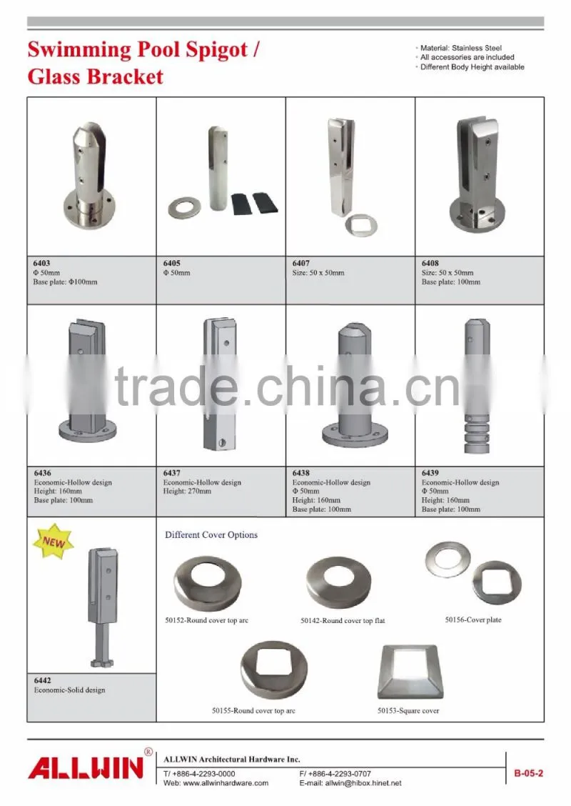 Glass Standoff glass hardware