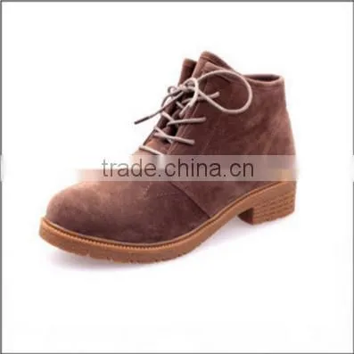 2015 winter suede flat boot for woman for girl