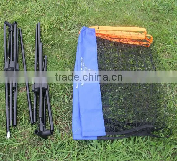 Hot Sale Mini Portable Tennis Net, Steel poles tennis pole with net