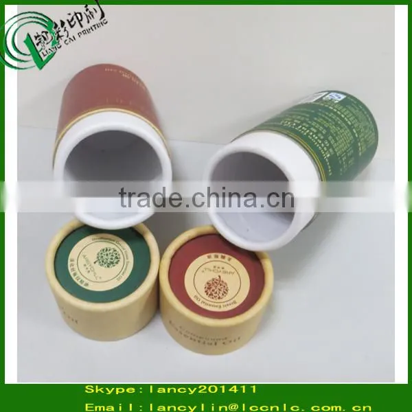 drak red and green round tube round fashion round paper box cosmetics cardboard tubes