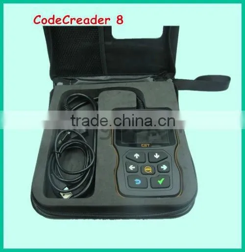 Newest arrival latest code reader 8 scanner tool support the function of OBDII&EOBD with first-class free technical support