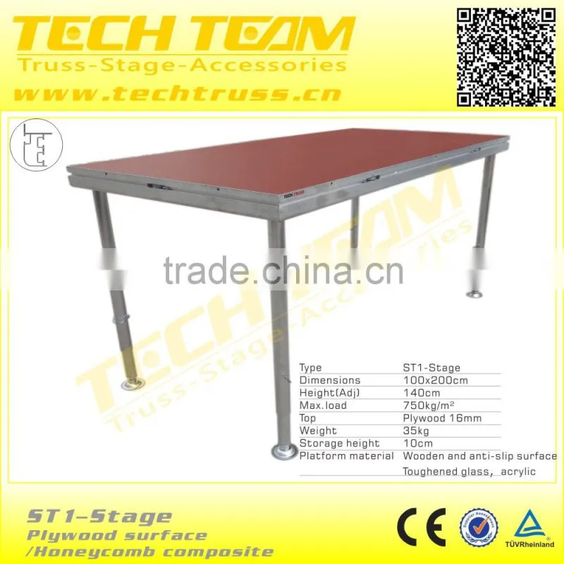 ST1 Folding Aluminum Portable Stage