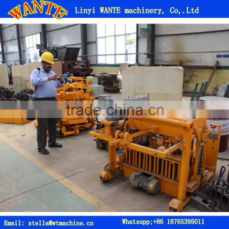 QT40-3 mini egg laying concrete block machine price