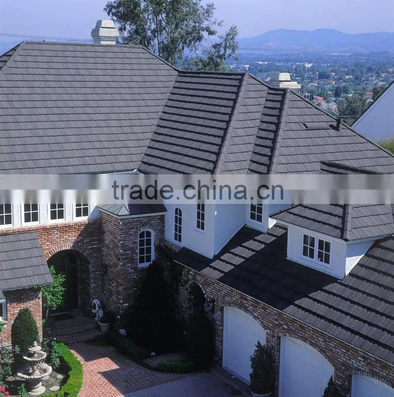 2015 Trade Assurancestone coated building roof material ,stone coated metal roof tile