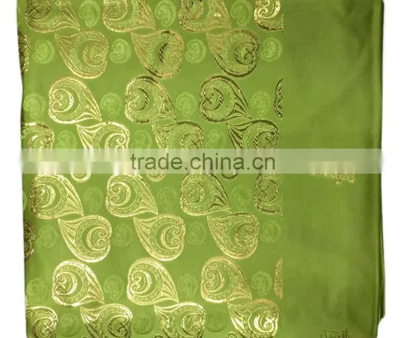 Army green 100 % cotton Nigerian styles headtie / classical African sego for sale