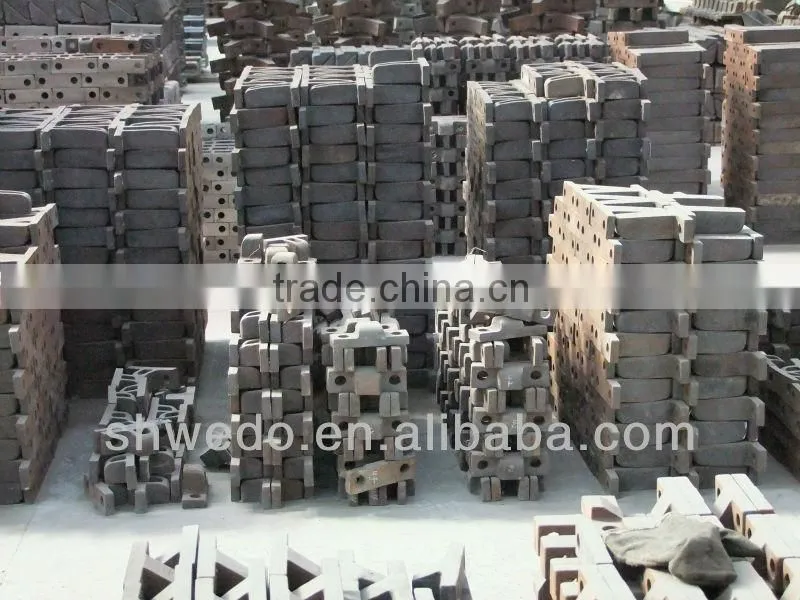 Railway turnout casting parts