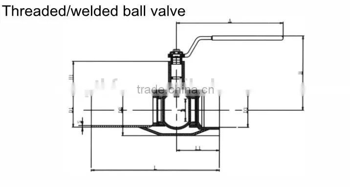 2015 TKFM hot sale building heating supplu use welded bronze ball valve