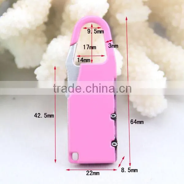 top security combination mini safe travel luggage padlock