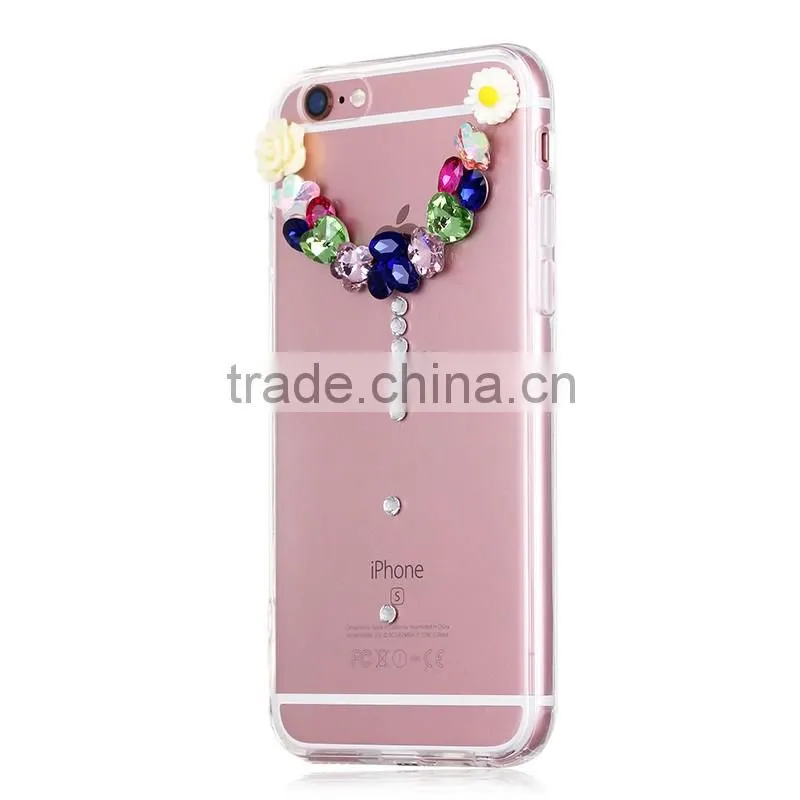 For Samsung s3/s4/s5/s6/s6edge/ s6 edge plus/ S7/S7edge,Crystal Diamond Blue Case