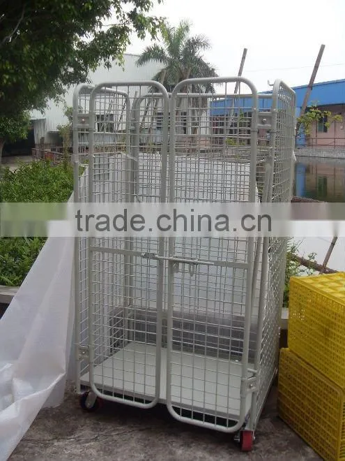 movable wire mesh storage cage