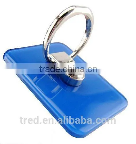 crystal polished PC and metal ring ring holder stand