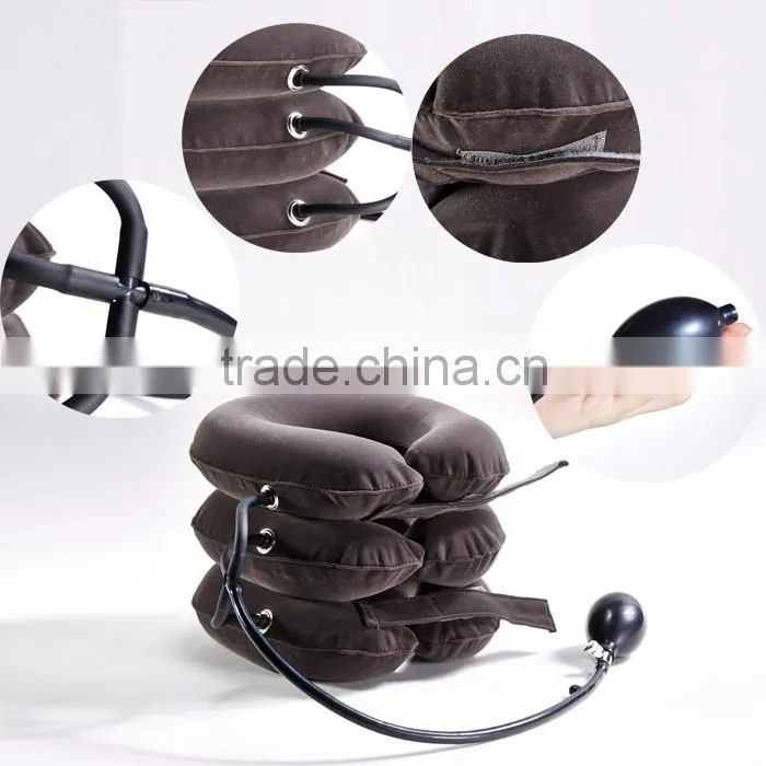Inflatable Air Neck Brace Adjustable Soft Cervical Traction Neck Traction with Low Price