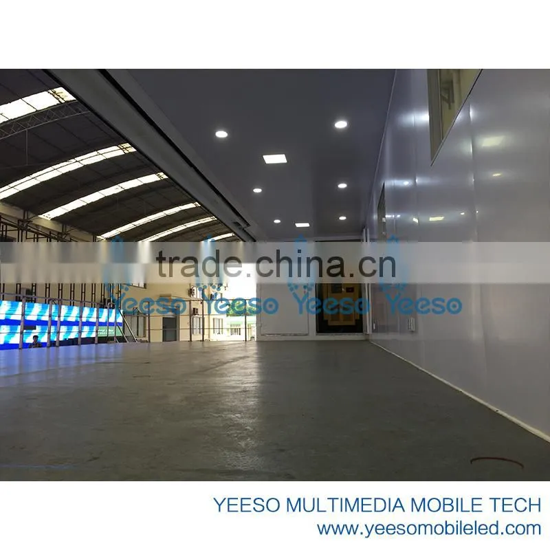 Mobile LED Stage Container, LED container for advertising, jumbo container for roadshow, LED container for promotion