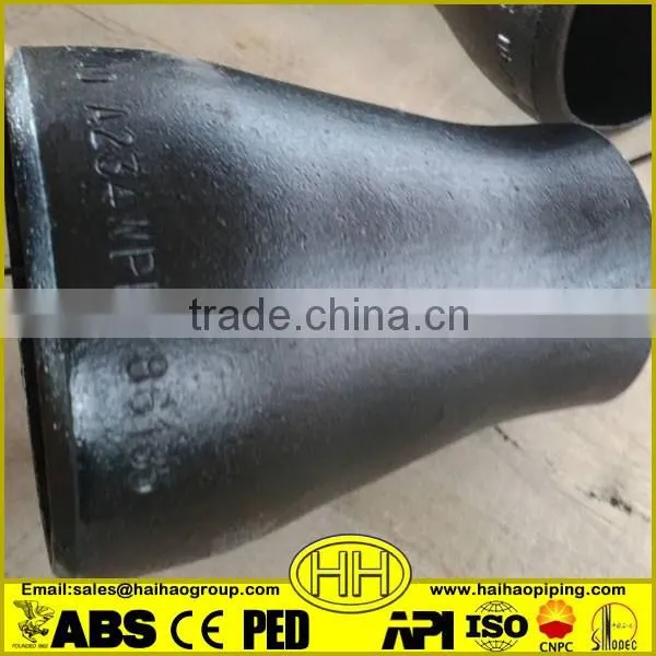 sch40 a234 wpb carbon steel butt weld pipe fitting concentric reducer