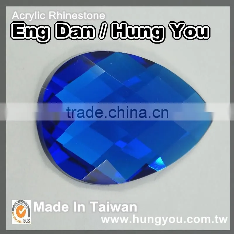 Top Quality TearDrop Shaped AB Crystal Flat Back Rhinestones