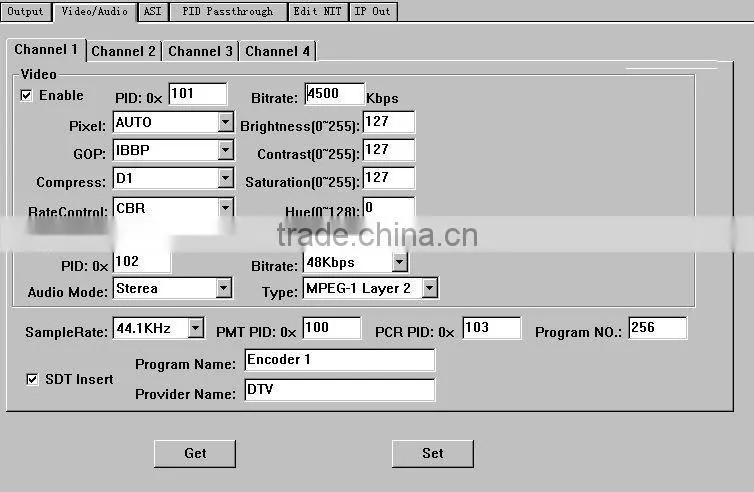 MPEG-2 4IN1 AV encoder(4AV+ASI in,ASI out)