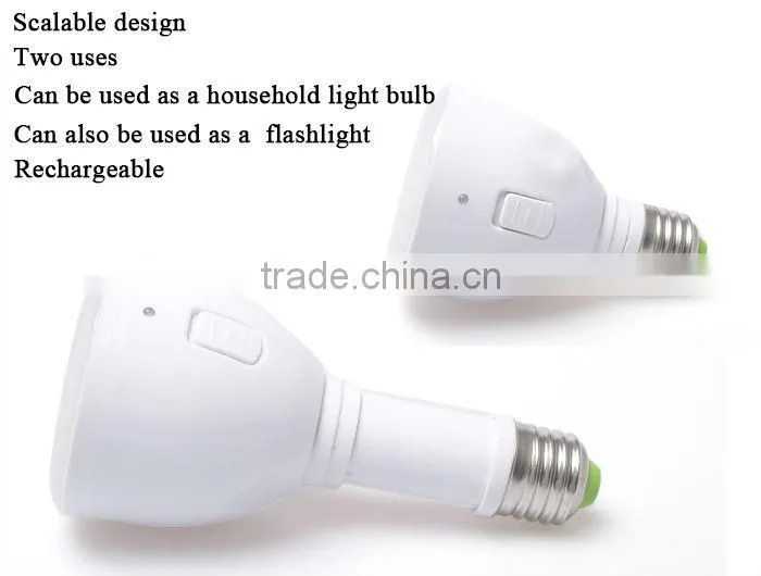 4W Rechargeable LED Emergency Bulb (with remote controller,AC100-240V input voltage)
