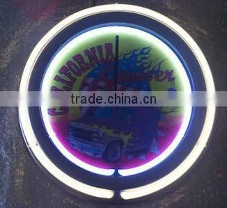 Wholesale Double Ring Neon Clock