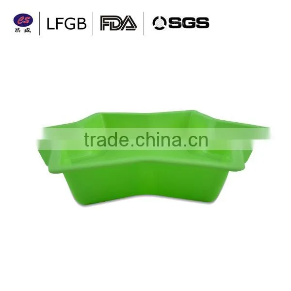 DIY fashionable high quality star shape silicone cake molds