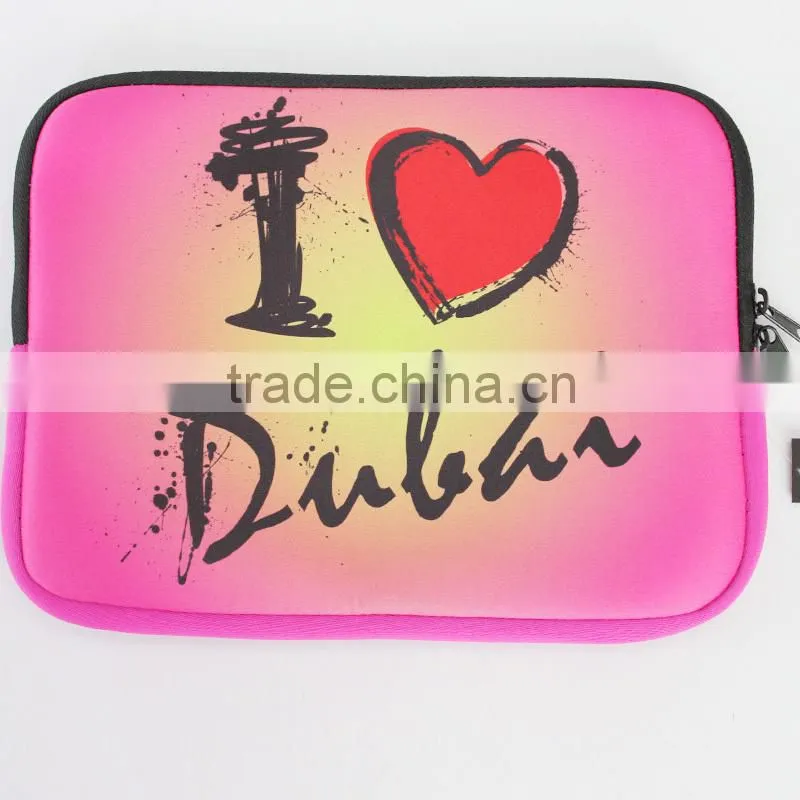 Waterproof neoprene laptop bag with zipper,pad case