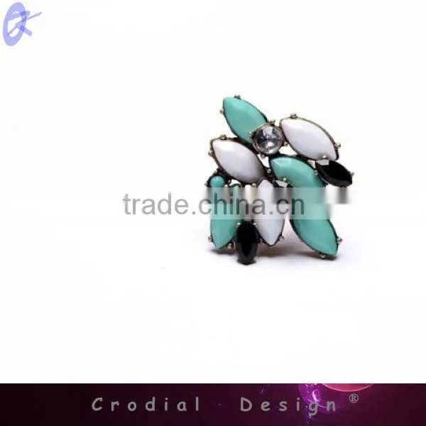 2014 Cheap Wholesale Fashion Jewelry Crystal Rings Fashion Ring Jewelry For Young People