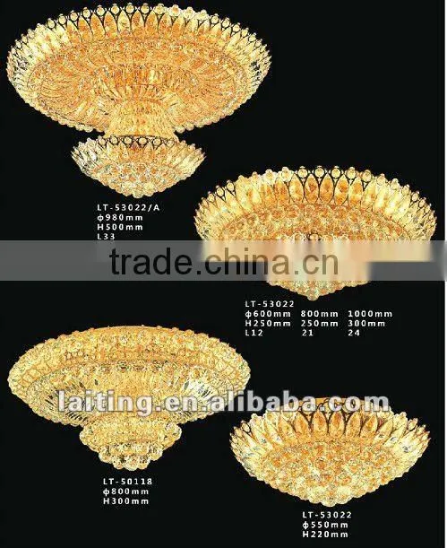 Antique modern design glass ceiling lamp