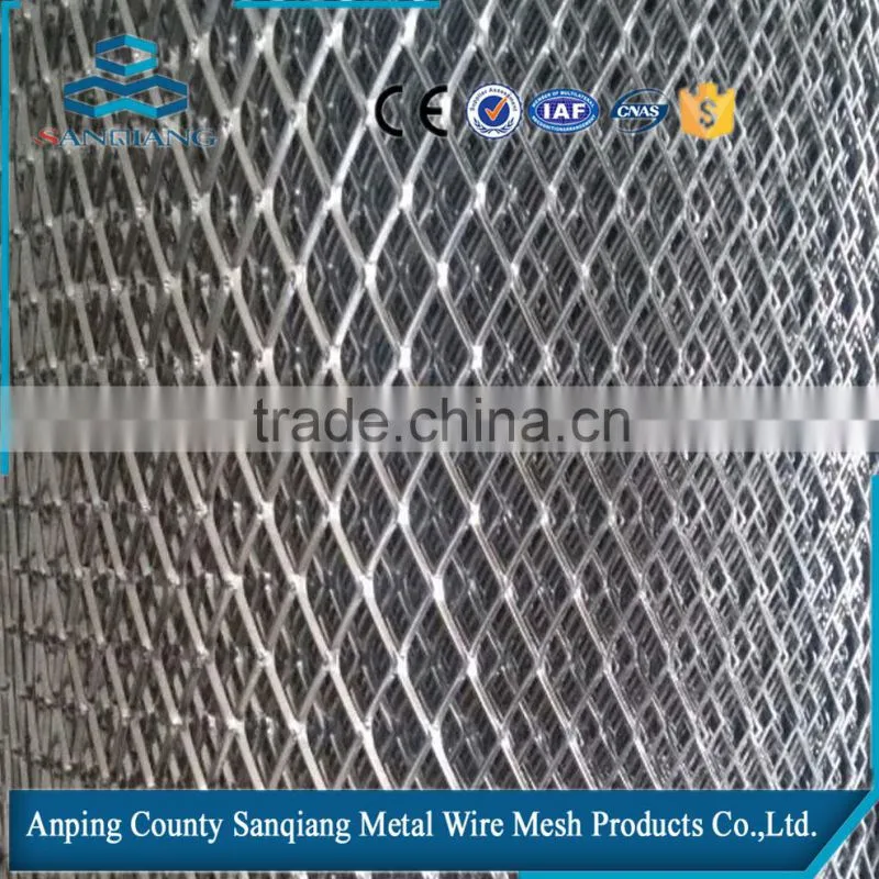 aluminum plate flattened expanded metal mesh