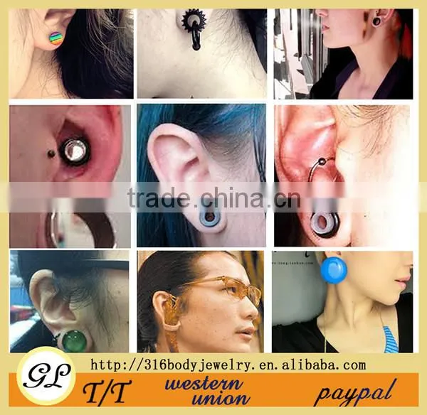 TR01062 resin printed body jewelry fake tongue piercing