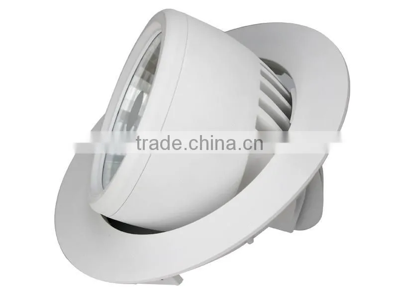LED indoor downlight COB Gimbel down light CE/Rosh listing 2015 New arrivel hot design Embedded light 15W