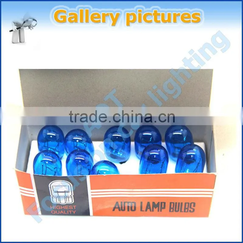 Ultra bright 7443 plasma halogen bulbs brake lights 12V T20 W21/5W 7500K tail lamp made in China