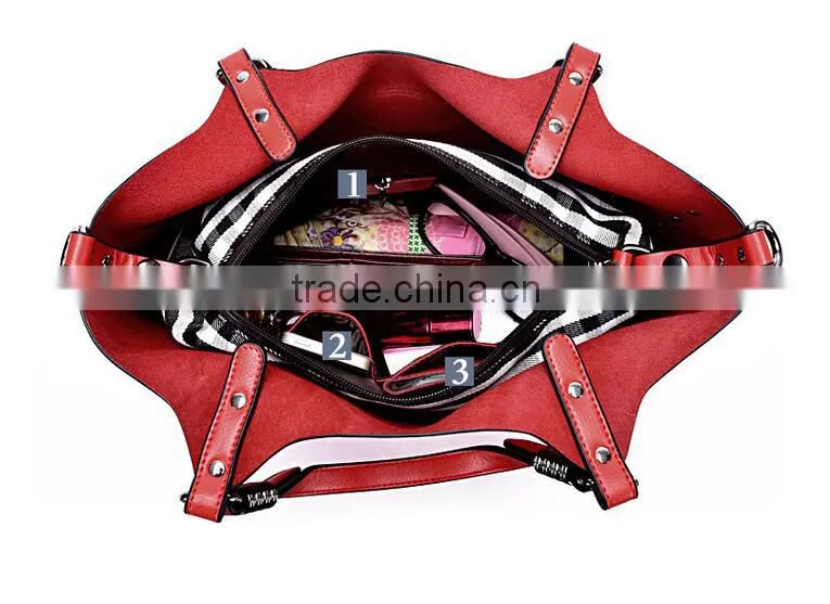Women fashion handle silicon lady handbag