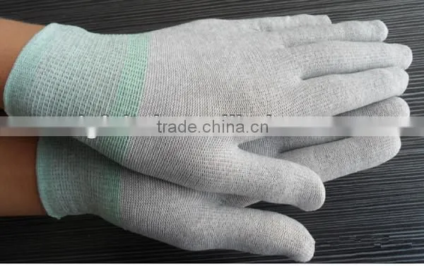 High Reliable of Safety Knitted Nylon ESD Gloves