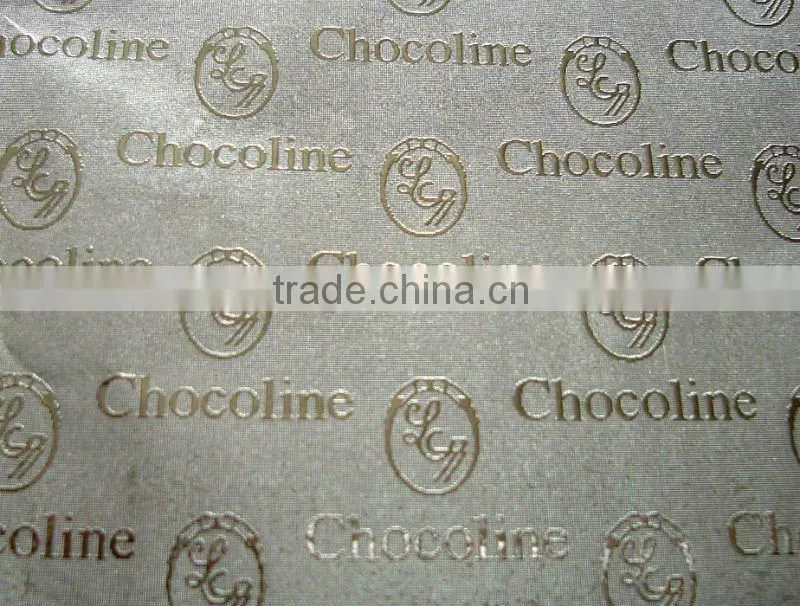 wax or glue laminated chocolate Aluminium foil with paper used on chocolate wrap