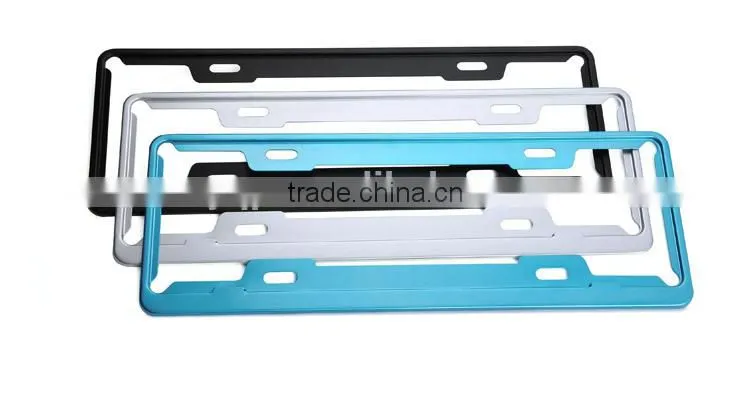 high quality metal license plate frames, car number plate for hot selling