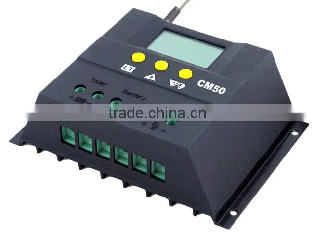 50A 24v solar charge controller LCD screen CM5024Z