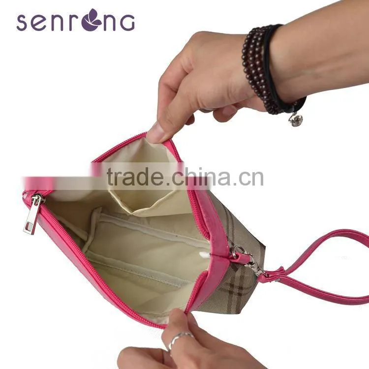 promotion mesh cosmetic packing bag microfibre cosmetic bag