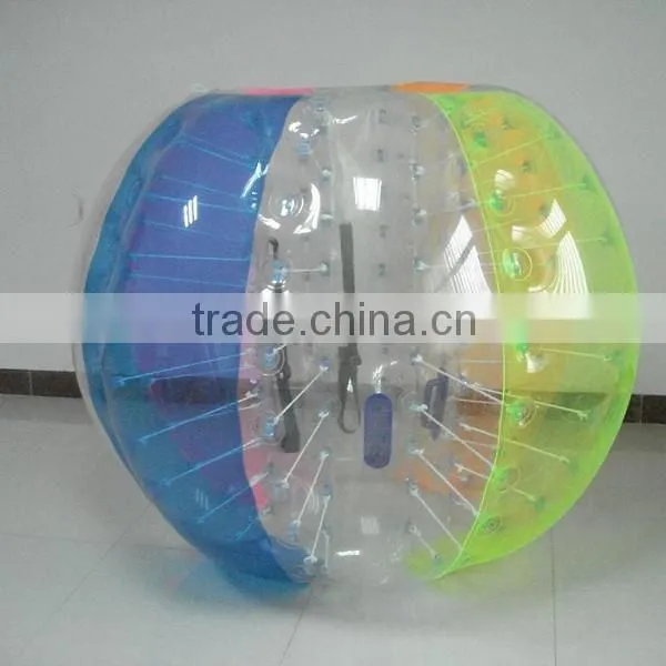 2016 hot funny pvc inflatable big discount bumper ball