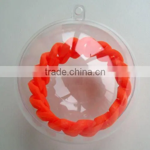 plastic christmas balls with opening
