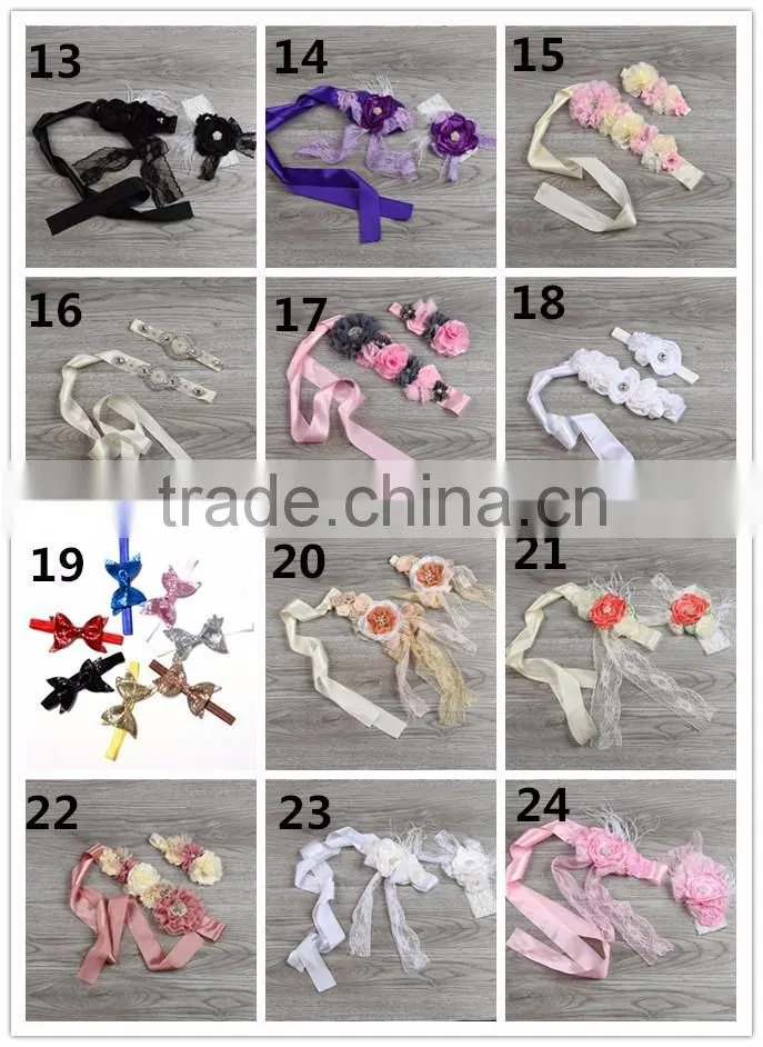 2016 thanksgiving baby girls rose hair accessories