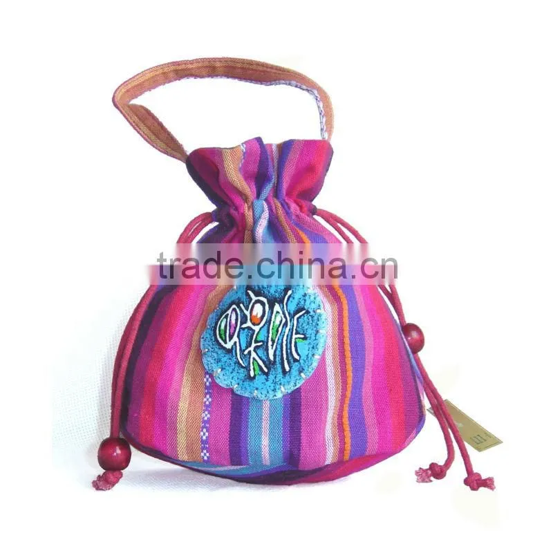 cheap colorful handmade cotton wallet L11-116