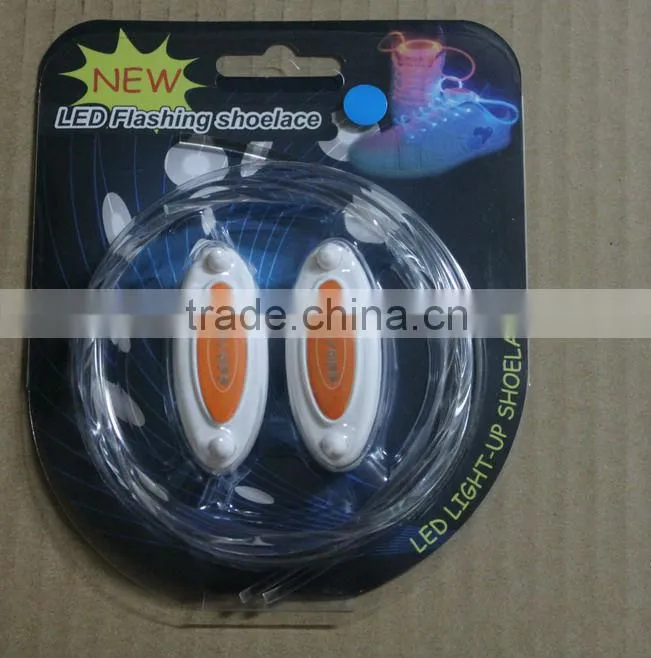 Dependable performance LED Flashing shoelaces,led glowing shoelaces,LED flashing shoelase lights
