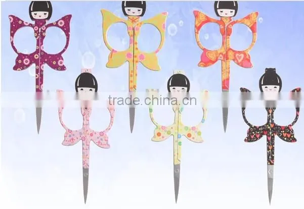MNJ-003 Stainless steel girl shape stainless steel beauty scissors