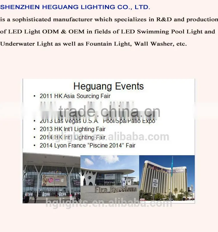underwater led lights for ponds / fountains