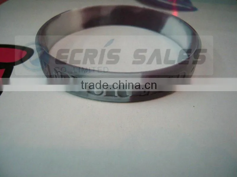 fluorescent silicone bracelet