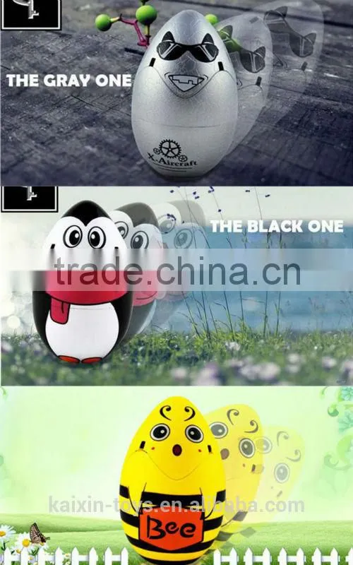 Electronic RC helicopter RC Toys Radio Control Quadcopter 4CH Gyro Rolling Cute Cartoon Style Flying Egg