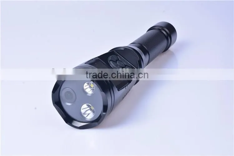Waterproof video recording camera / recorder flashlight