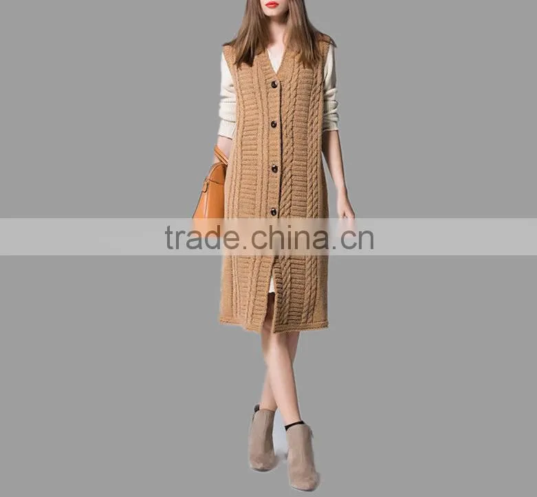 wholesale womens cardigan sleeveless button sweater vest