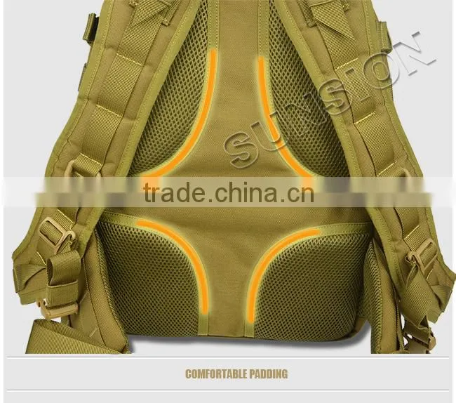 1000D Cordura or Nylon fabric Tactical Backpack ISO/SGS