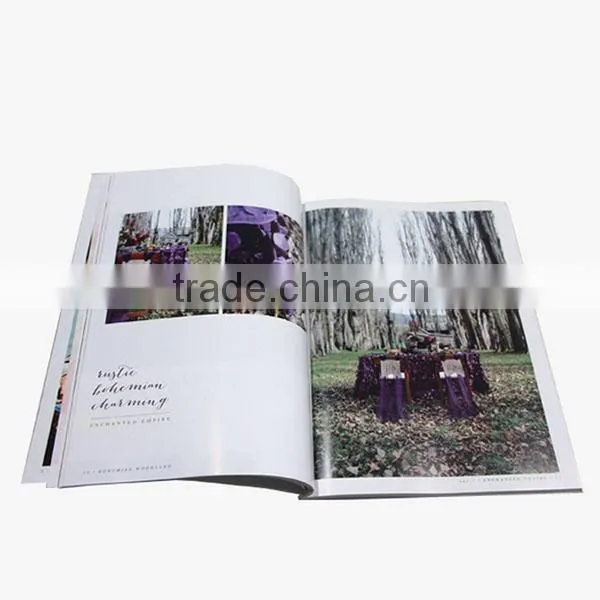 China manufacturer print soft cover English book printing