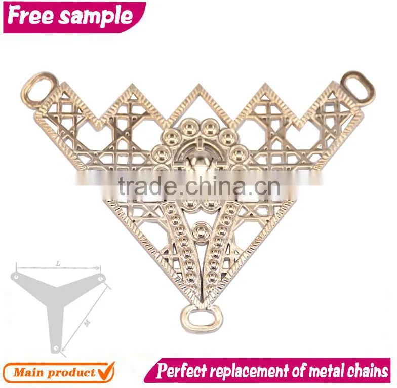 Royal jewelry fashion shoes chains gold ornament